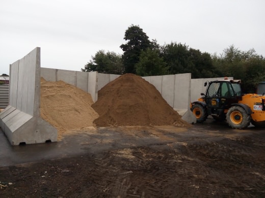 concrete aggregates, sand, soil, building materials
